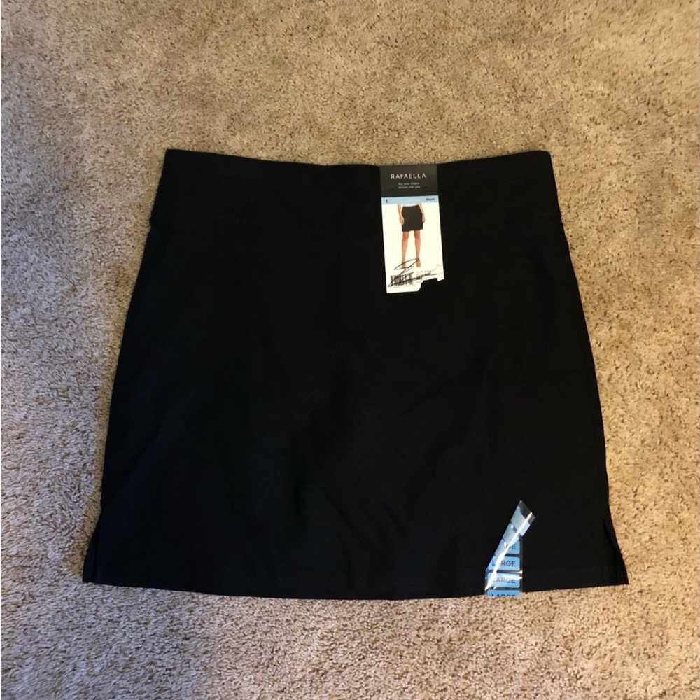 Rafaella Black Women's Skort L New